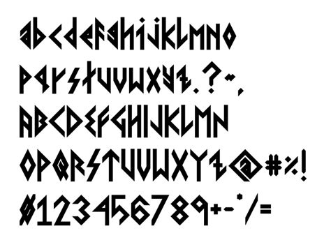 Ss Runes Font