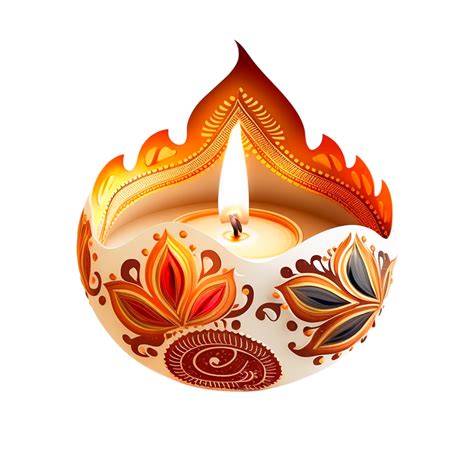 Diwali Candles Png