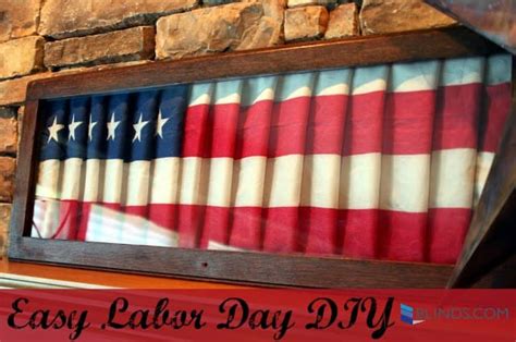 Easy DIY Labor Day Craft How to- The Finishing Touch