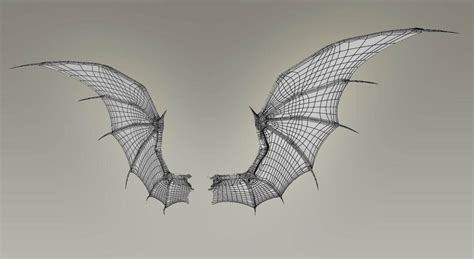 Bat Wing Rigged - 3D Model by QUARTOMUNDO