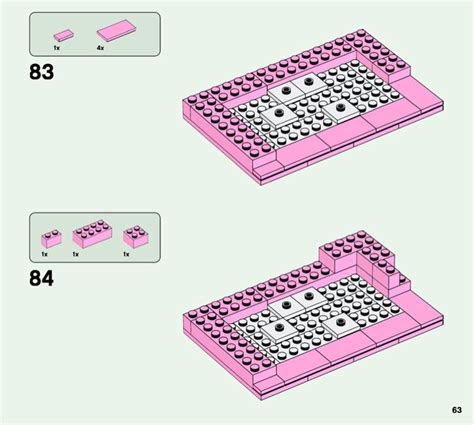 LEGO 21170 The Pig House Instructions, Minecraft - Minifig-scale