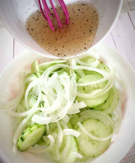 Quick Marinated Cucumbers and Onions