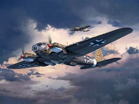 Download Luftwaffe Bomber Military Heinkel He 111 HD Wallpaper