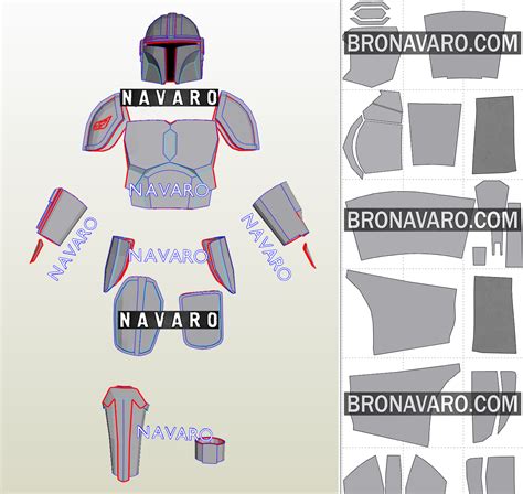 Mandalorian Armor Template Free