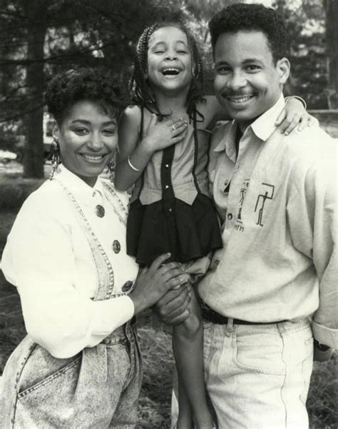 Raven-Symoné pictured here with her mother and father (1989) | Young celebrities, African ...