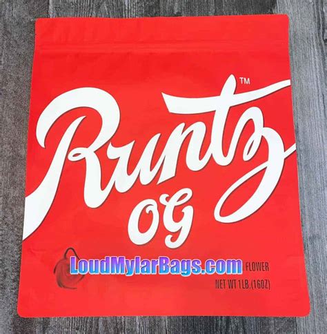 Runtz OG 1 LB Bag (Unit Bag) – Loud Mylar Bags