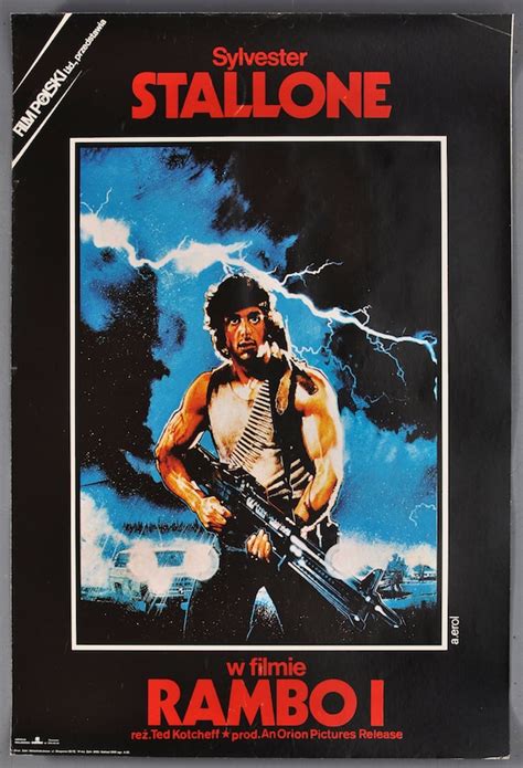 Rambo First Blood Movie Poster (24 X 36 Inch 61 X 91 Cm) Unframed ...