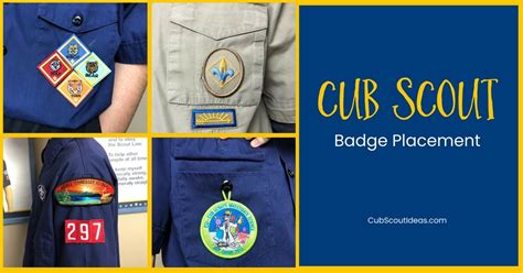 Ultimate Cub Scout Patch & Badge Placement Guide 2024 ~ Cub Scout Ideas