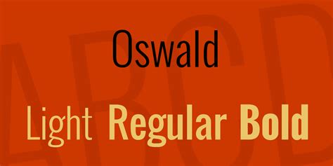 Oswald Font Family · 1001 Fonts | Best google fonts, Google font pairings, Google fonts