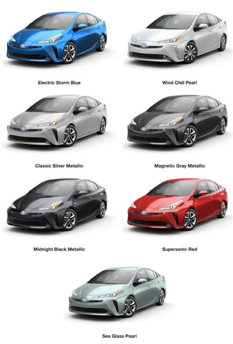 toyota-prius-color-options - Toyota of Morristown