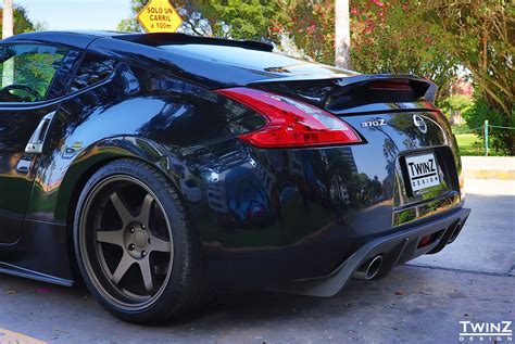 370Z - Rear Diffuser Type 1 (for OEM bumper) | Twinz Design