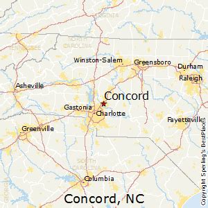 Concord Area Map | World OF Map 3