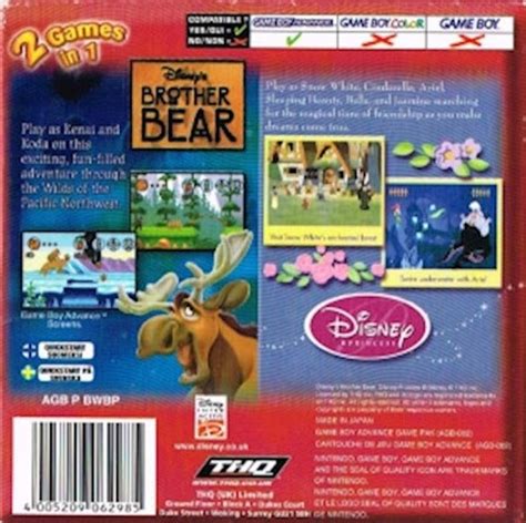 2 Games in 1: Disney Princess + Brother Bear Images - LaunchBox Games Database