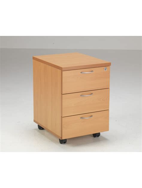 TC 1200mm Straight Desk Beech and Mobile Pedestal TWU1280BUNBESV3 | 121 ...