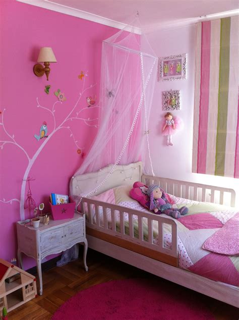 dormitorio niñas Girls Room Wall Color, Pink Walls Girls Room, Pink Room, Toddler Girl Room ...