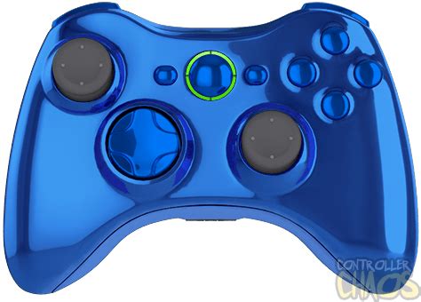 Chrome Blue Edition Controller - XBOX 360 - Modded Controller