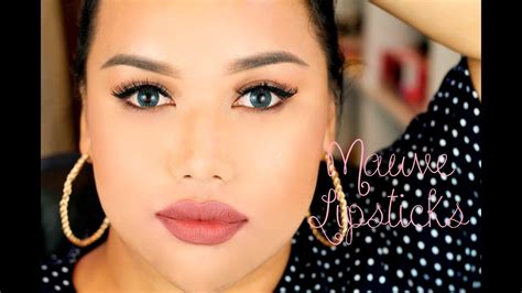 Mauve Lipsticks {w/ 20 Lip Swatches} - YouTube