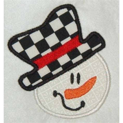 FREE - Snowman Applique Design