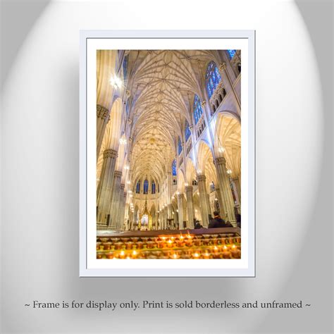 St Patricks Cathedral Church Interior Wall Art Print - Etsy