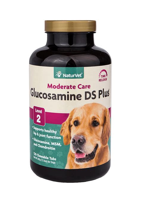 NaturVet Joint Care Supplement For Dogs, Glucosamine DS Plus Level 2 ...