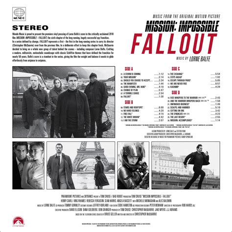 Mission: Impossible – Fallout – Music From The Original Motion Picture ...