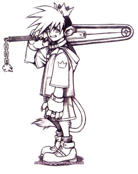 [KH3] Riku's new keyblade reminds me of Sora's original concept art ...