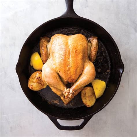 Cast Iron Classic Roast Chicken with Lemon-Thyme Pan Sauce | America's ...