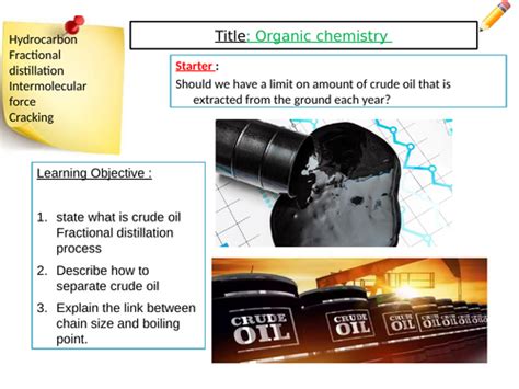 GCSE CHEMISTRY ORGANIC CRACKING | Teaching Resources