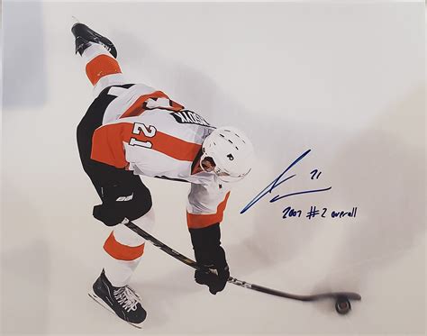 Autographed JAMES VAN RIEMSDYK 16x20 Philadelphia Flyers Photo - Main ...