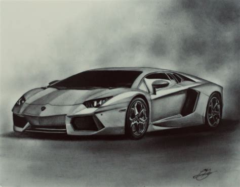 Car Drawing Easy Lamborghini