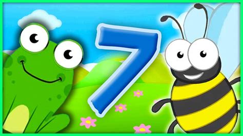 The Number 7 | Number Songs By BubblePopBox | Learn The Number Seven | Number songs, Bee songs ...