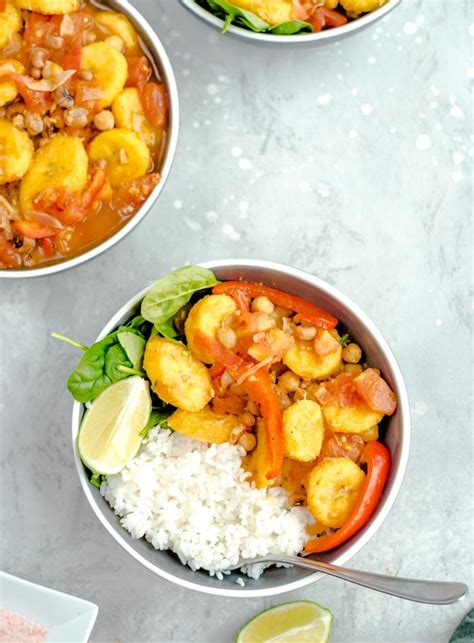 Vegan Plantain Curry Recipe - Running on Real Food