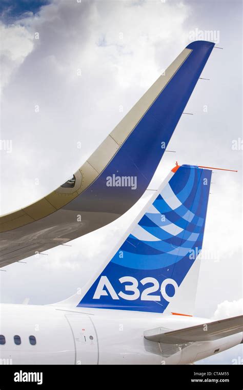 Airbus A320 sharklets Stock Photo - Alamy