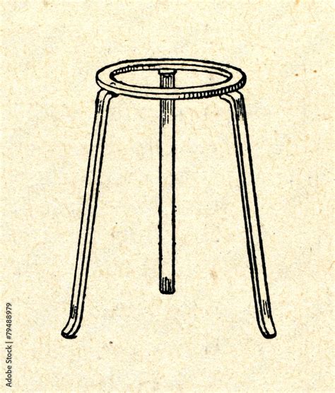 Laboratory Tripod Drawing