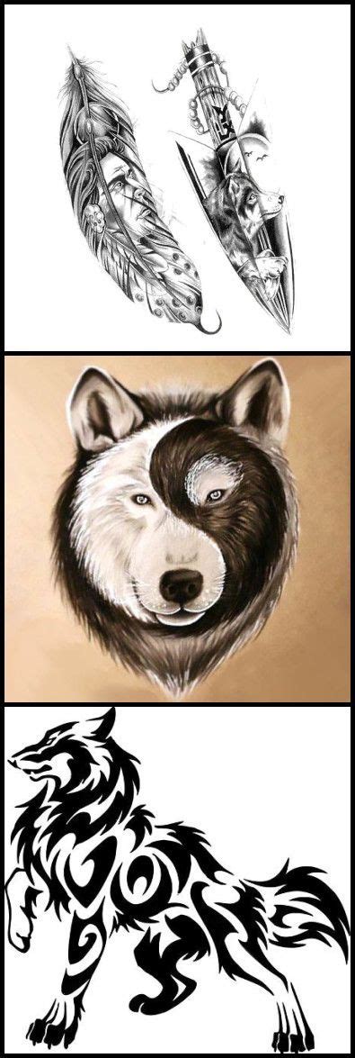 30 Great Wolf Tattoo Designs | Tattoo design drawings, Wolf tattoos, Drawing sketches