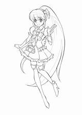 Heart Catch Pretty Cure Coloring Pages For Kids Printable Free sketch template