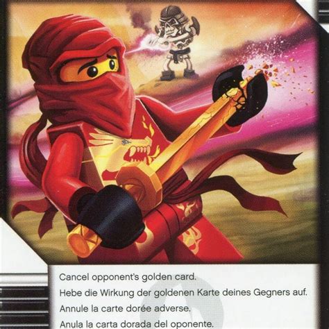 LEGO Ninjago Masters of Spinjitzu Deck #1 Game Card 77 - Gold Smash - International Version