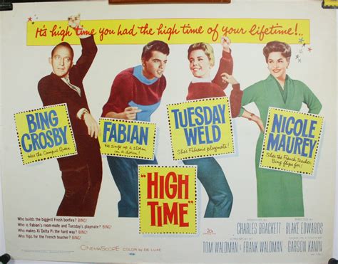 HIGH TIME, Original Vintage Bing Crosby Poster