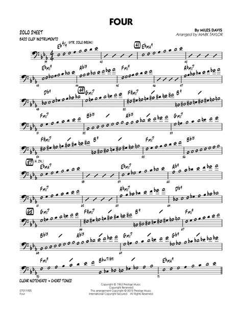 Download Digital Sheet Music for Bass Clef Instruments