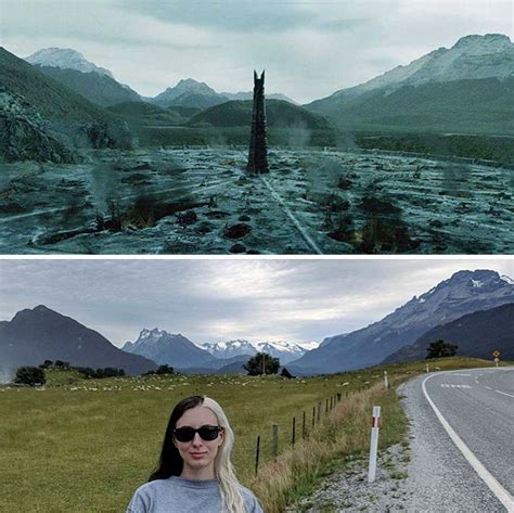 Lord Of The Rings Fan Visits Real-Life Filming Locations to Snap Photos, Awesomeness Ensues ...