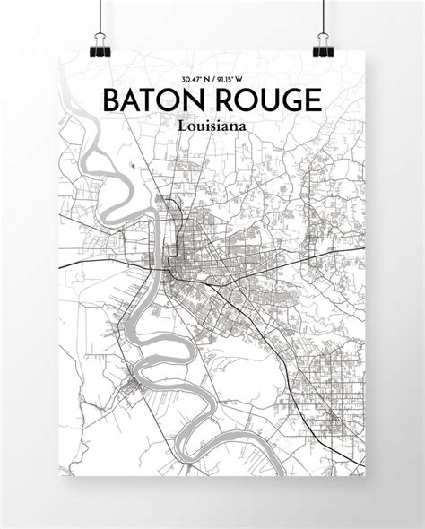 Printable Map Of Baton Rouge - Printable Maps