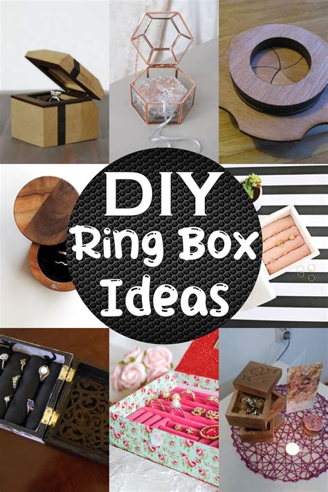 Best DIY Ring Box Ideas - DIYnCrafty