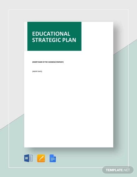 11+ Sample School Strategic Plan Templates in MS Word | PDF | Pages | Google Docs | Free ...