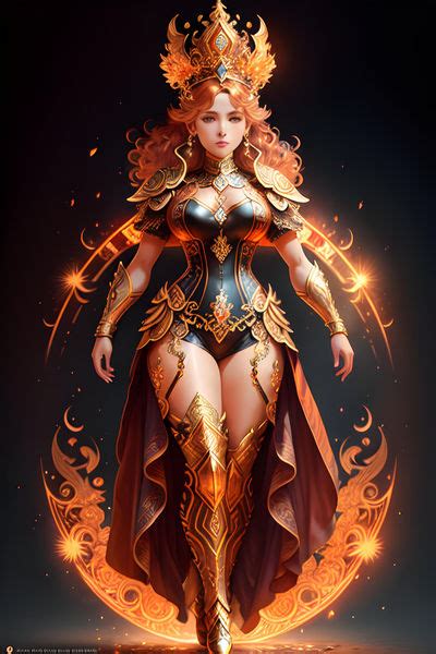 The Queen of Fire 4 by AiArtQueen on DeviantArt