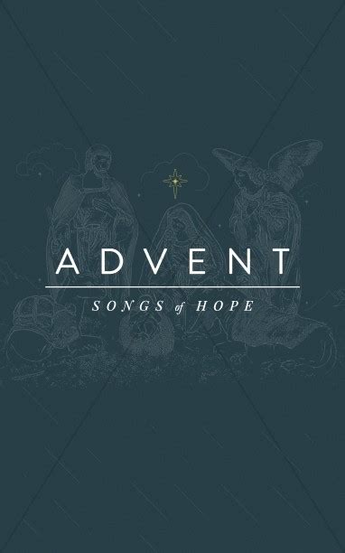 Advent: Songs of Hope Bifold Bulletin Cover | Clover Media