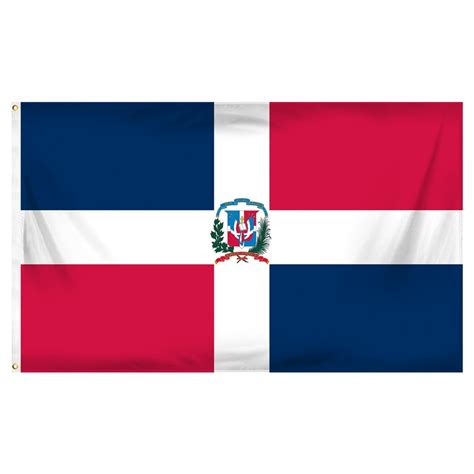 Printable Dominican Republic Flag