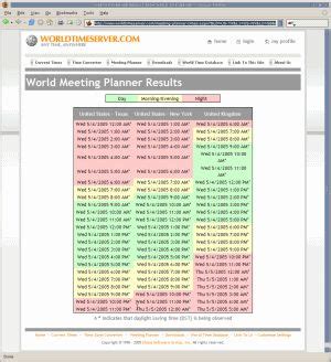 Global meeting planner across timezones- great to plan @Skype in the ...