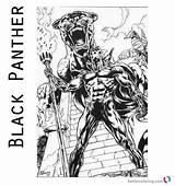 Marvel Black Panther Coloring Pages With Realastic Panther  Free sketch template