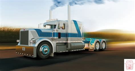 Peterbilt 389 Custom Design | Behance