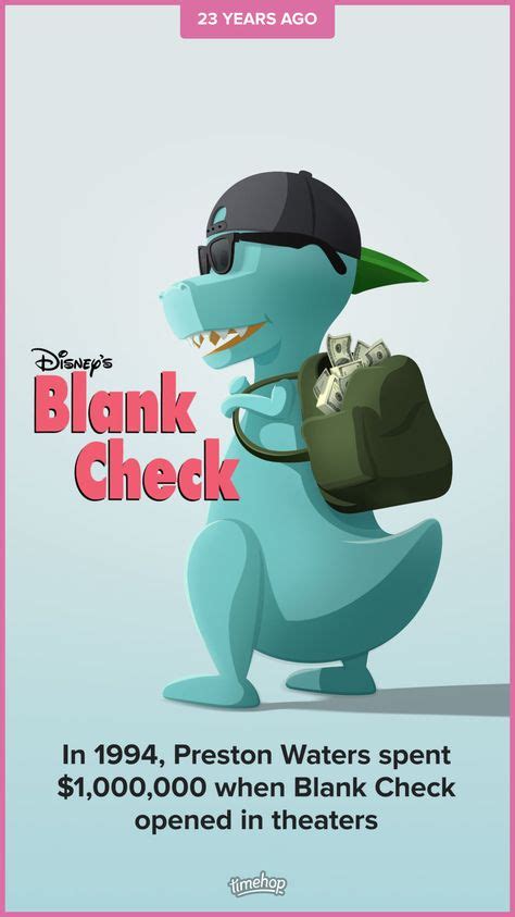 🤑💵💰💸 | Disney, Blank check, Movie posters